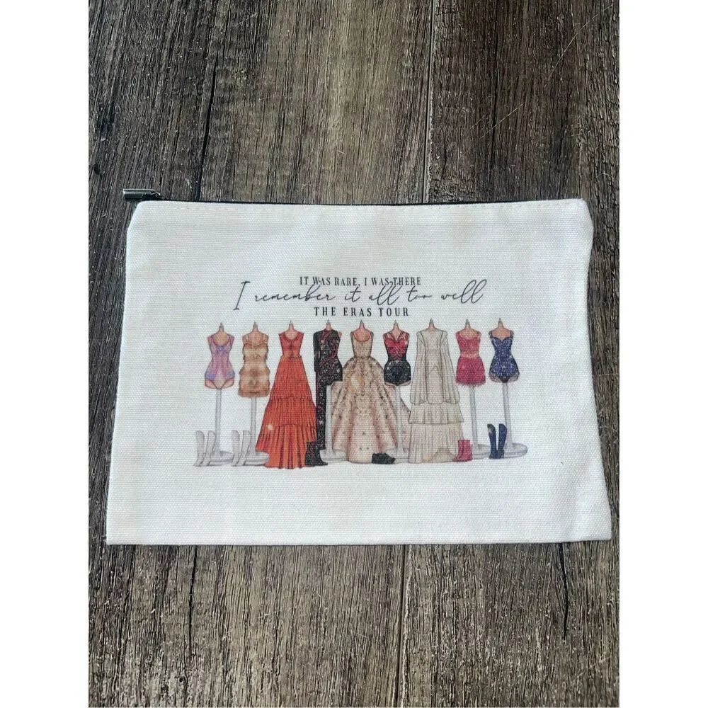 Taylor Swift Eras Tour Canvas Cosmetics Pouch